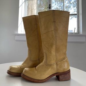 Frye Campus Boots in Banana